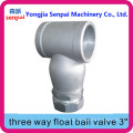 Three Way Float Ball Valve/Y-Bent Float valve